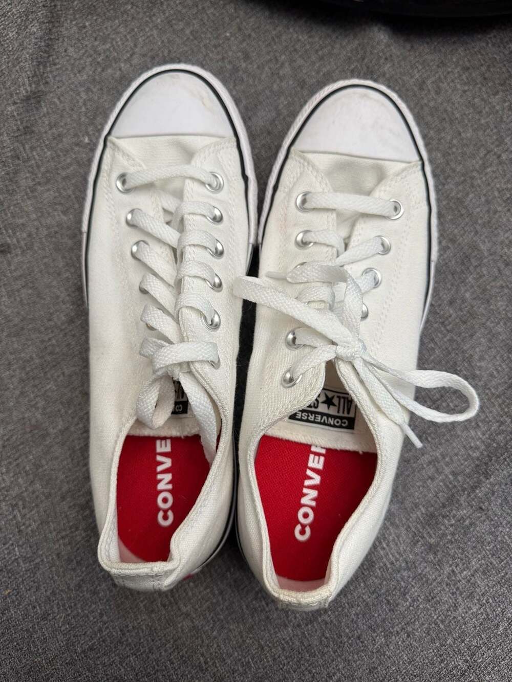 Converse Chuck Taylor All Star Platform Size 9 White Sneakers